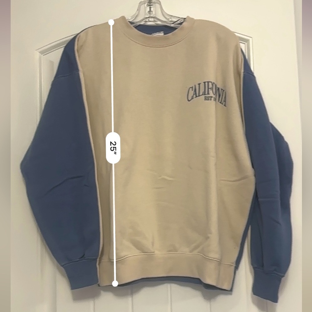 REFLEX Two Tone California Crewneck Sweater
